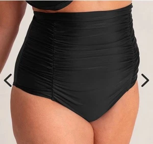 NEU Shapermint Damen L hoch tailliert Control Bikinihose UPF 50 schwarz Bin 4 - Bild 1 von 9