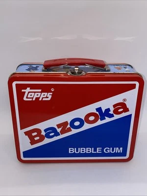 Fiambrera vintage Bazooka Topps goma burbuja metal cubo de almuerzo lonchera publicidad Foto 1 de 4