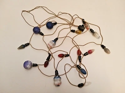 Vintage mid-century Christmas Decorative Glass Bulbs 20v-for interest - Image 1 of 4