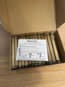 Ravinte 29er-Pack 5 Zoll Küchenschrankgriffe gebürstetes Messing gold Schrankgriffe - Bild 1 von 10