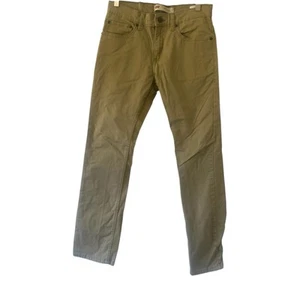 Levis Performance 511 Slim Khaki Jeans 28x28 Skinny Size 16R - Picture 1 of 7