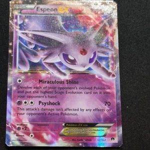 Espeon Ex 52/122 Pokemon Breakpoint 2016 Ultra Rare Full Holo Unlimited MP - Bild 1 von 15