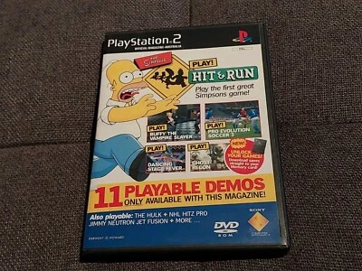 Playstation 2 Hit & Run Simpsons Demo Hame Disc PS2 - VGC - Image 1 of 4