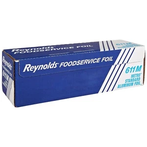 Reynolds 611M 1000' Länge x 12" Breite, Metro Aluminiumfolie Rolle KOMMERZIELL NEU - Bild 1 von 1