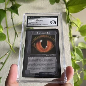 The Lidless Eye CGC 9.5 MINT+ Middle Earth CCG Eye Sauron 1997 Trading Card LotR - Picture 1 of 4