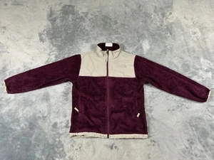 THE NORTH FACE OSO GIRLS JACKET LARGE PURPLE FLEECE FULL ZIP - Picture 1 of 11