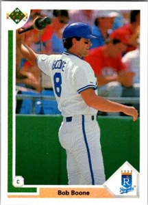 Bob Boone Upper Deck Royals Baseball Card Catcher 1991 Number 502 - Picture 1 of 2