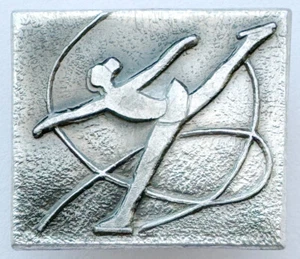 UDSSR SOWJETISCHE ANSTECKNADEL ABZEICHEN. EISKUNSTLAUF. DAMEN - Bild 1 von 5