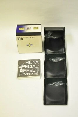 Hoya 48mm close-up set(#1, #2 and #4)w/case & box. New but problem - Image 1 of 4