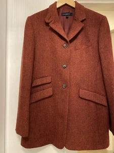 Burberry Blazer 100% Wolle Rottöne - Bild 1 von 11