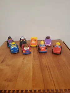 (8) Little People Wheelies Cars & Vehicles Set, Fisher Price Mattel Toy - Picture 1 of 16