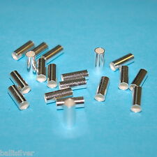 50 pieces 925 STERLING SILVER Seamless Spacer TUBES Lot 4x10mm