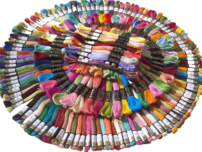 181 ANCHOR Cotton  Embroidery Crochet Thread skeins floss assorted, 181 Colors - Image 1 of 2