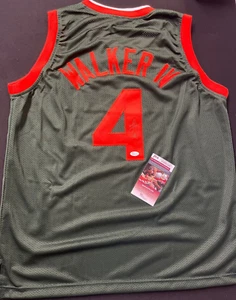 Lonnie Walker Autographed University of Miami Jersey Inscription "#4" JSA COA - Picture 1 of 8