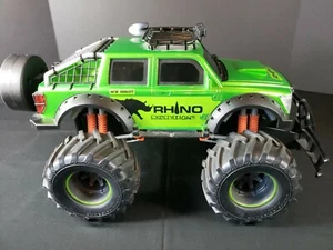 *FOR PARTS* New Bright Rhino Expeditions Green R/C 9.6v Crawler - Picture 1 of 7