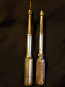 VINTAGE PUSH  DRILLs  WITH  1 BIT NORTH BROS Lot of 2 drills - Picture 1 of 4