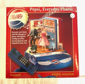 Vintage Pepsi-Cola Everyday Phone Wind Up Music Box 1997 - Picture 1 of 6