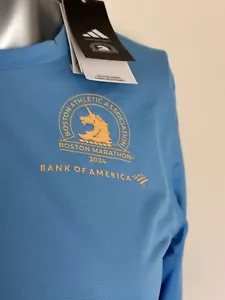 Adidas2024 BOSTON MARATHON Participant Long-Sleeved T-Shirt women xs,s,m,l,xl. - Picture 1 of 3