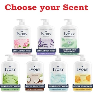Ivory Mild and Gentle Body Wash 35 Oz (Select Scent) - Picture 1 of 8