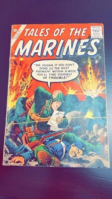 Tales Of The Marines #4 atlas 1957 War comics silver age Devil Dog Dugan at rare - Image 1 of 4