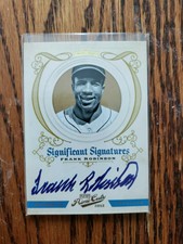2012 Playoff Prime Cuts Significant Signatures Frank Robinson #23 HOF /25