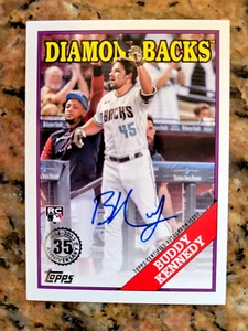 2023 Topps Series 1 BUDDY KENNEDY AUTO 35 Anniversary #88BA-BK DIAMONDBACKS - Picture 1 of 2
