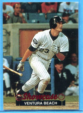 ROBIN VENTURA ~ 1991 Showcase Price Guide Baseball Card #23 (#/10,000) SP    