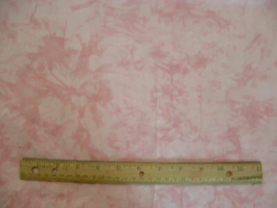 Pink Mauve Hand Spray R J R Fabric 18" x 41 new fabric 1/2 yard - Image 1 of 2