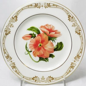 CHELSEA GOLD HIBISCUS by Aynsley Bread & Butter Plate NEW NEVER USED England - Picture 1 of 3