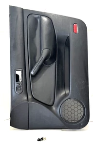 1999-2004 VW JETTA FRONT RIGHT PASSENGER LEATHER BLACK DOOR CARD OEM - Picture 1 of 21