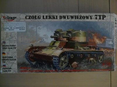 Maquette Véhicule 1/72 MIRAGE Ref 72602 Lekki Twin Turret 7TP - Photo 1/2