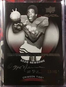 2011 UD Black Signatures Ozzie Newsome Autograph #22/45 - Picture 1 of 1