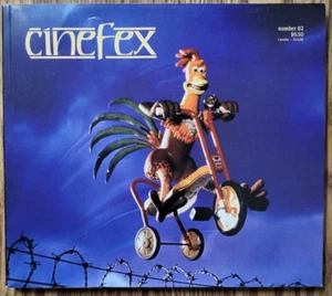 Cinefex Magazine 82 July 2000 Chicken Run, Dinosaur, The Perfect Storm,Gladiator - Picture 1 of 4