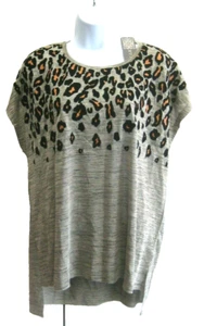DANTELLE Tunika Top; leicht; Animal Print Akzente; Gr. XL; Neu mit Etikett - Bild 1 von 5