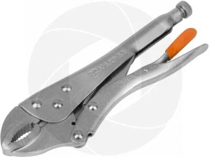 10inch Straight Oval Jaw Vice Vise Grips Wrench Locking Lock Grip Steel Pliers - Picture 1 of 7