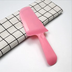 Pink Plastic Disposable Serrated Cake Knife Cake Cutter Server for Party Guests - Picture 1 of 6