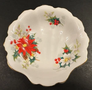 Royal Albert Yuletide kleine Schale Weihnachten Bone China England Vintage - Bild 1 von 3