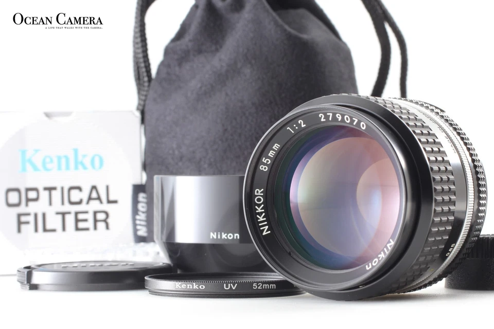 Tested! [Almost MINT] Nikon Ai-s 85mm f/2 Portrait Ais Nikkor MF Lens From JAPAN - Image 1 of 4