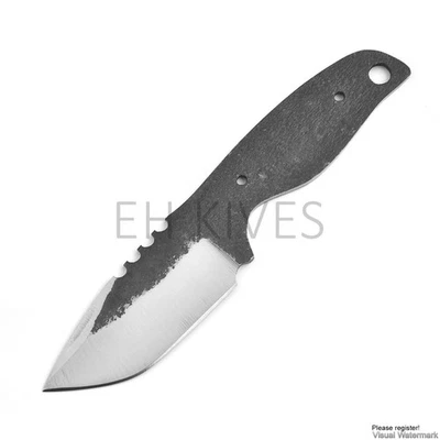 6''  Handmade Carbon Steel Modern Knifemaking Supply Skinner Blank Blade Knife - Image 1 of 4