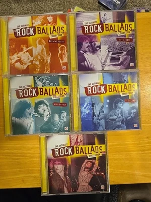 Time Life The Ultimate Rock Ballads Collection Complete 8 Disc CD Set Box Missin Foto 1 de 4