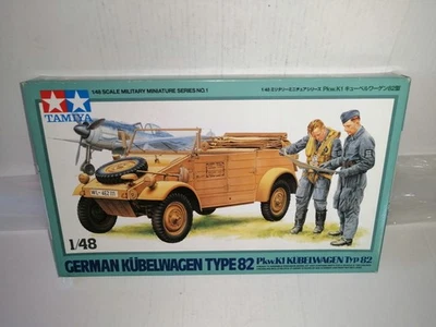 TAMIYA 1/48 GERMAN KUBELWAGEN TYPE82 KIT MONTAGGIO REF.32501 - Immagine 1 di 2