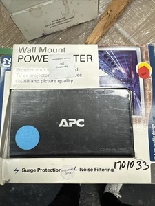 NEW APC C2 Wall Mount Power Filter Surge Protector 2-Outlet 12A 1890J 2ft Cord - Picture 1 of 3
