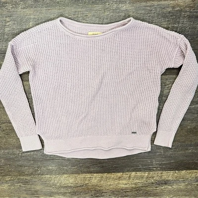 Hollister light violet purple cable knit sweater size XS B134 - Image 1 of 4