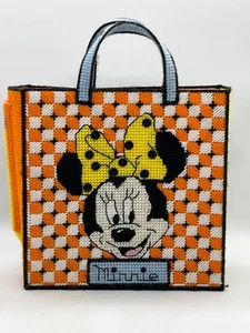Bolso de Mano Hecho a Mano Needlepoint Minnie Mouse Bolso para Profesores - Imagen 1 de 8