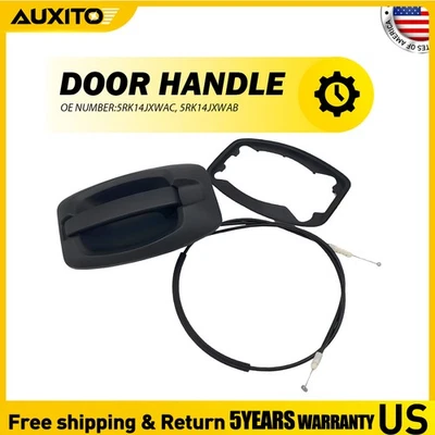 Manija de puerta corredera con cable para Ram ProMaster 3500 2500 1500 2014-2022 nueva N Foto 1 de 4