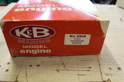 K&B Marine 3.5cc Vintage Outboard Engine, #8906 with Extras - Image 1 of 4