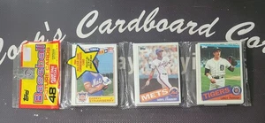 Paquete de rack sellado de béisbol Topps 1985 Darryl Strawberry doble base frontal All Star - Imagen 1 de 2