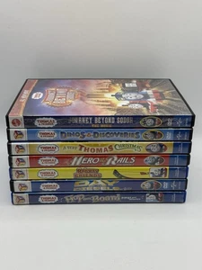 Thomas & Friends 7-DVD LOT Journey Beyond Sodor Christmas Hero Rails Dinos Train - Foto 1 di 16