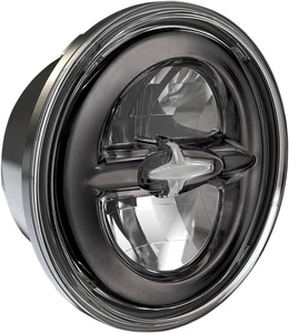 Drag Specialties - 0555954 - 5.75" Reflector Style LED Headlamp - Dark Chrome - Picture 1 of 1