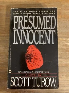 Presumed Innocent By Scott Turow Paperback 1988 Kindle County Legal Thriller #1 - Picture 1 of 7